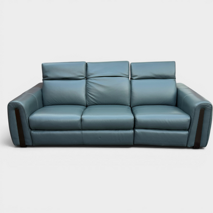 Brand New Sofology Kingsbridge Leather 3 Seater - Free Local Delivery | RRP £2400