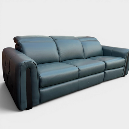 Brand New Sofology Kingsbridge Leather 3 Seater - Free Local Delivery | RRP £2400