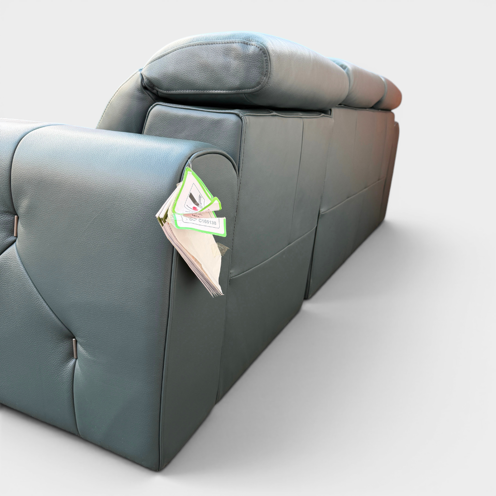 Brand New Sofology Kingsbridge Leather 3 Seater - Free Local Delivery | RRP £2400
