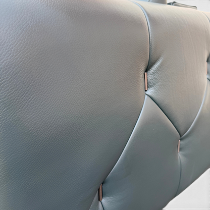 Brand New Sofology Kingsbridge Leather 3 Seater - Free Local Delivery | RRP £2400