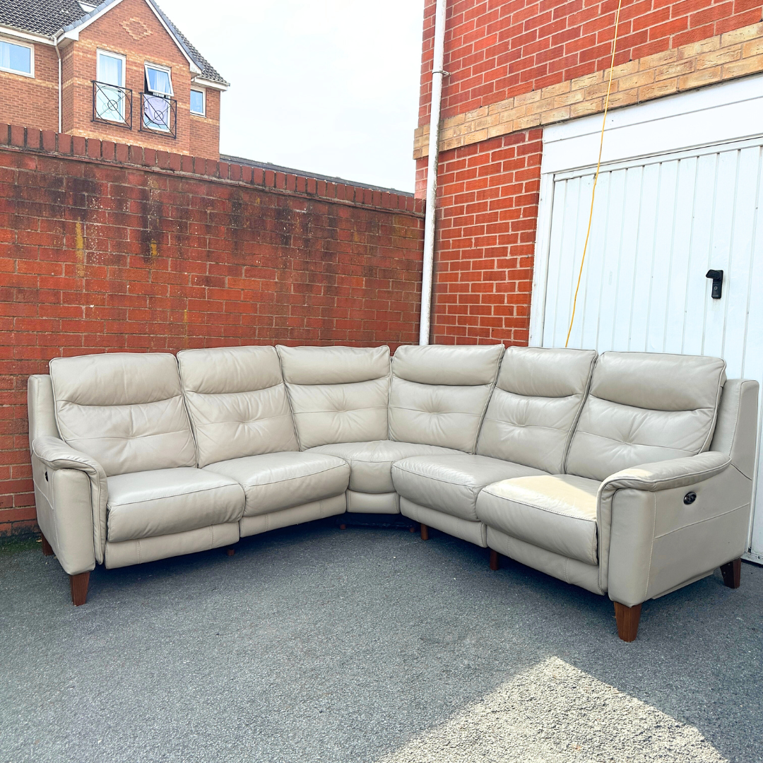 Sofology Estel Power Recliner Corner Sofa with USB - Excellent Condition