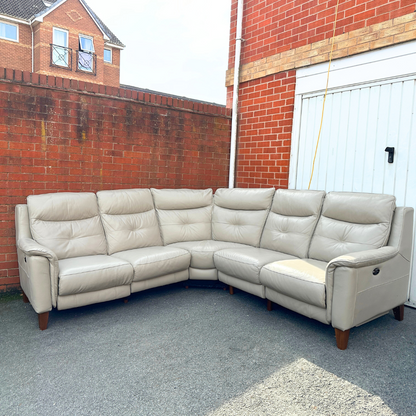 Sofology Estel Power Recliner Corner Sofa with USB - Excellent Condition