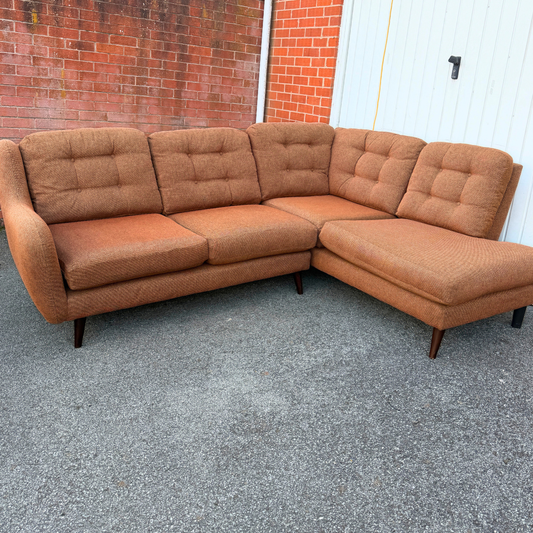 Ex-Display DFS New Camden Corner Sofa - Spice Camden Weave | RRP £2049