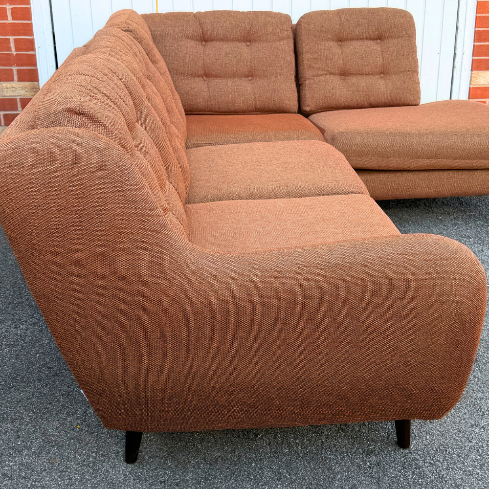Ex-Display DFS New Camden Corner Sofa - Spice Camden Weave | RRP £2049