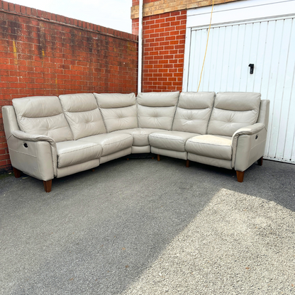 Sofology Estel Power Recliner Corner Sofa with USB - Excellent Condition