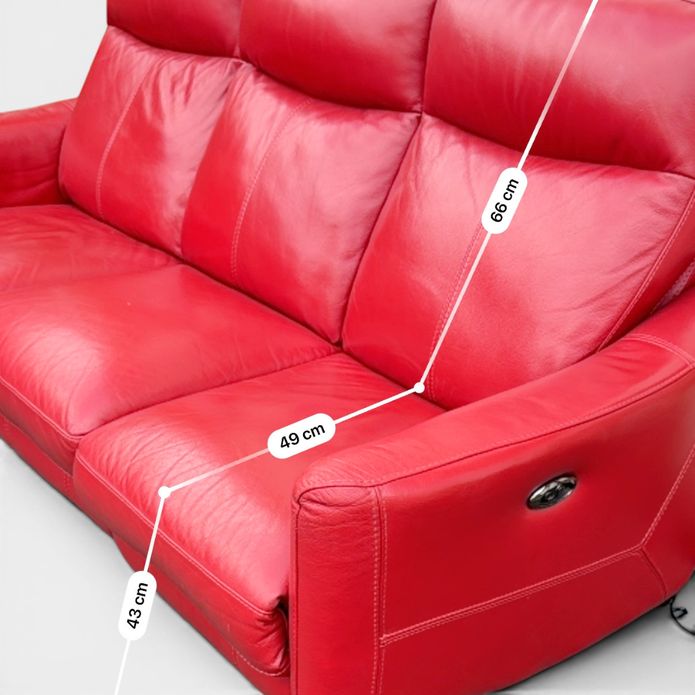 Furniture Village "World of Leather The Petit Collection " Sofa Suite  | RRP £2800