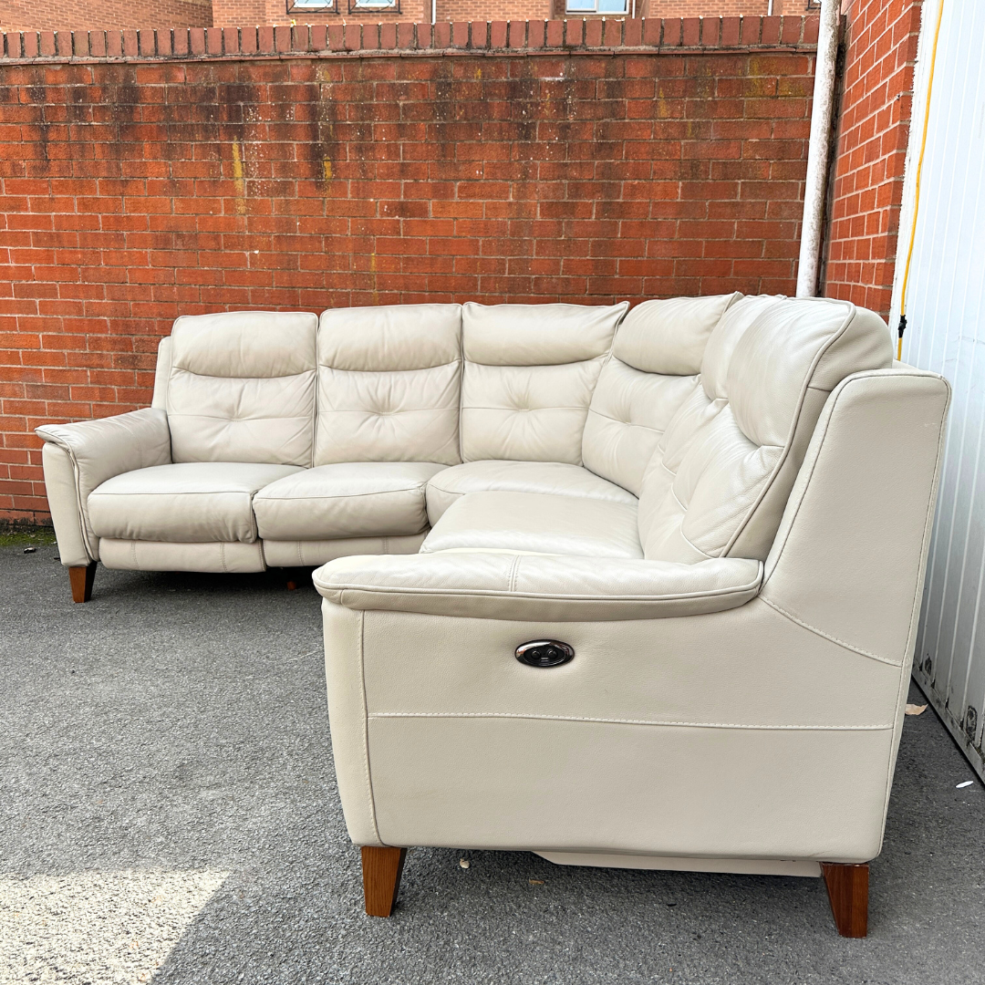 Sofology Estel Power Recliner Corner Sofa with USB - Excellent Condition