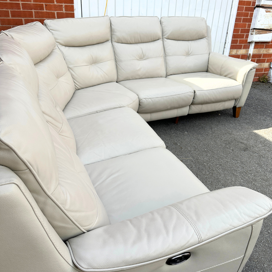 Sofology Estel Power Recliner Corner Sofa with USB - Excellent Condition