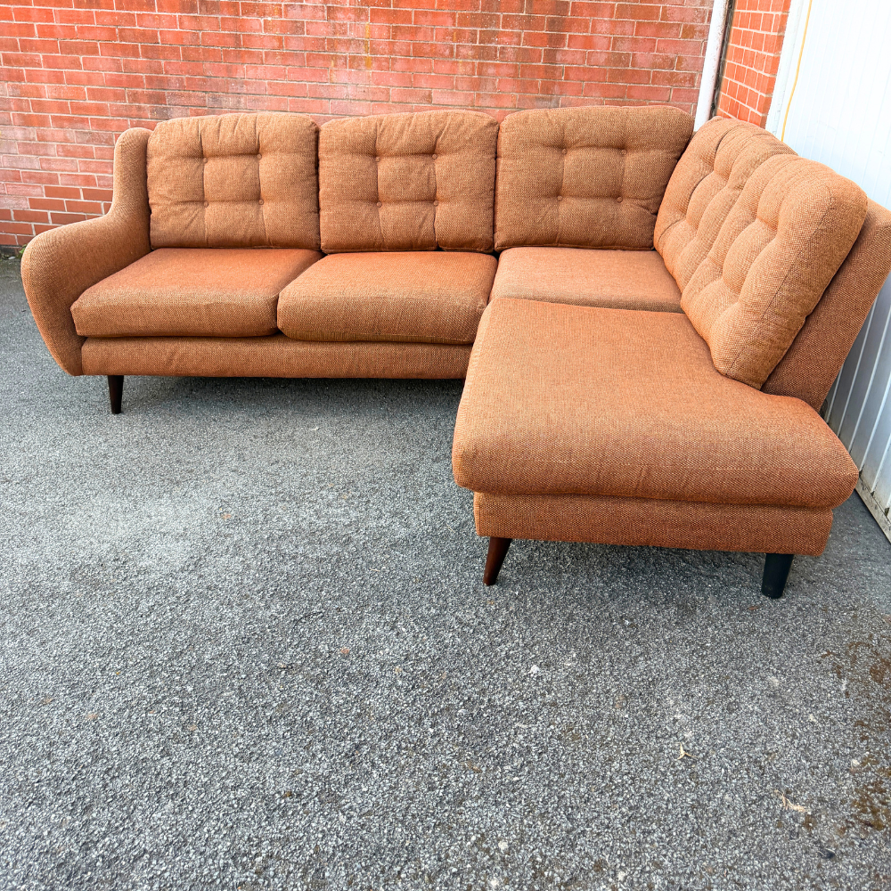 Ex-Display DFS New Camden Corner Sofa - Spice Camden Weave | RRP £2049