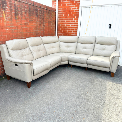 Sofology Estel Power Recliner Corner Sofa with USB - Excellent Condition