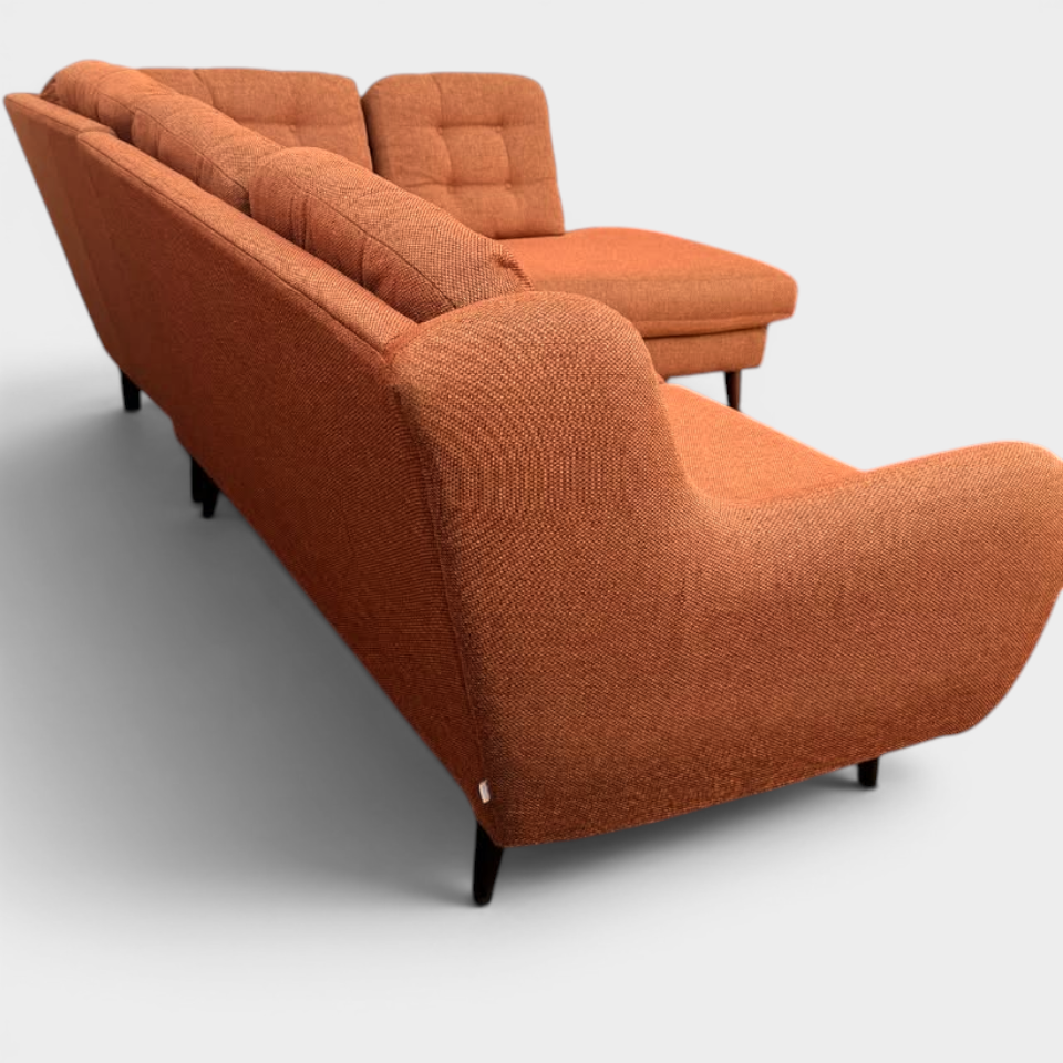 Ex-Display DFS Corner Sofa - Spice Camden Weave Fabric | RRP £2049