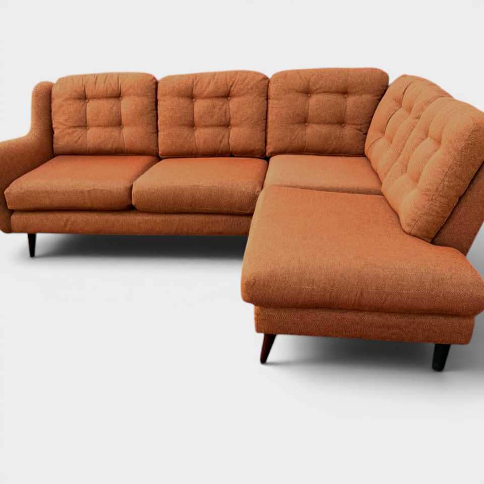 Ex-Display DFS Corner Sofa - Spice Camden Weave Fabric | RRP £2049