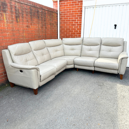 Sofology Estel Power Recliner Corner Sofa with USB - Excellent Condition