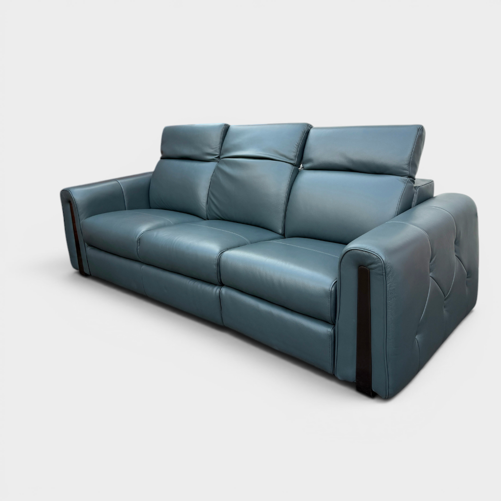 Brand New Sofology Kingsbridge Leather 3 Seater - Free Local Delivery | RRP £2400