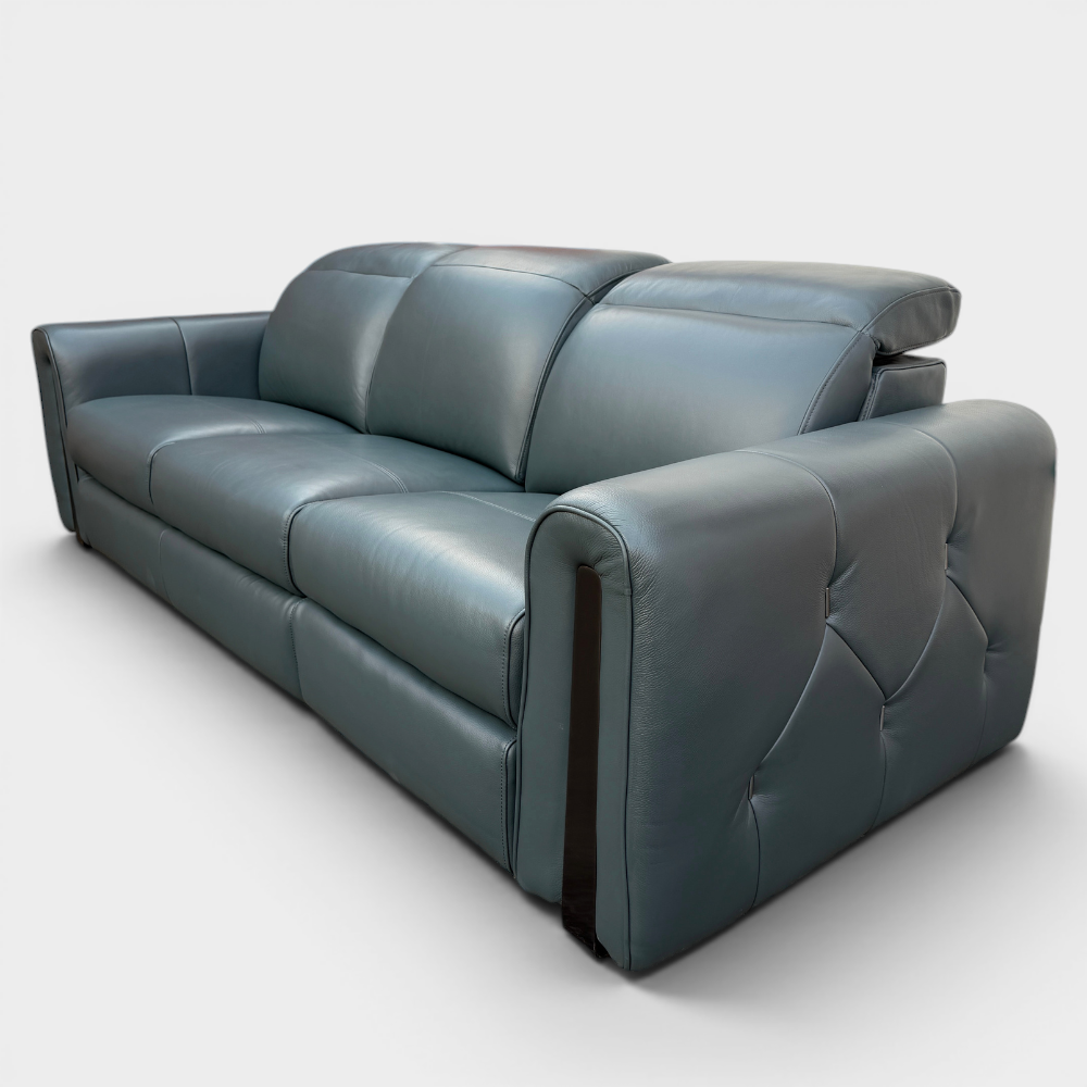 Brand New Sofology Kingsbridge Leather 3 Seater - Free Local Delivery | RRP £2400