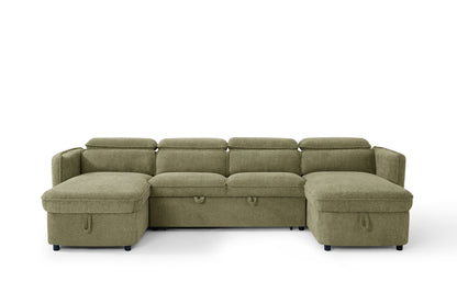 The Luvanto Collection | Matcha U Shape Corner Sofabed