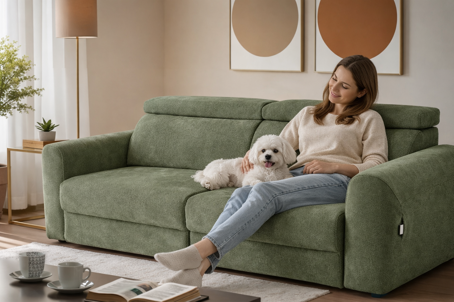 The Verano Sofa | Grey 3 Seater Electric Sofabed