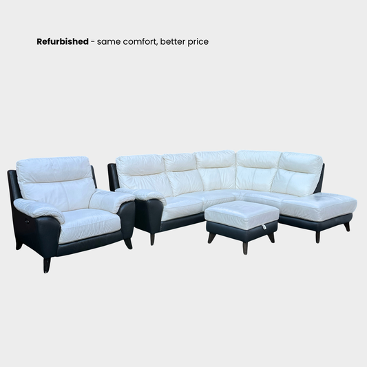 DFS corner sofa & power recliner armchair