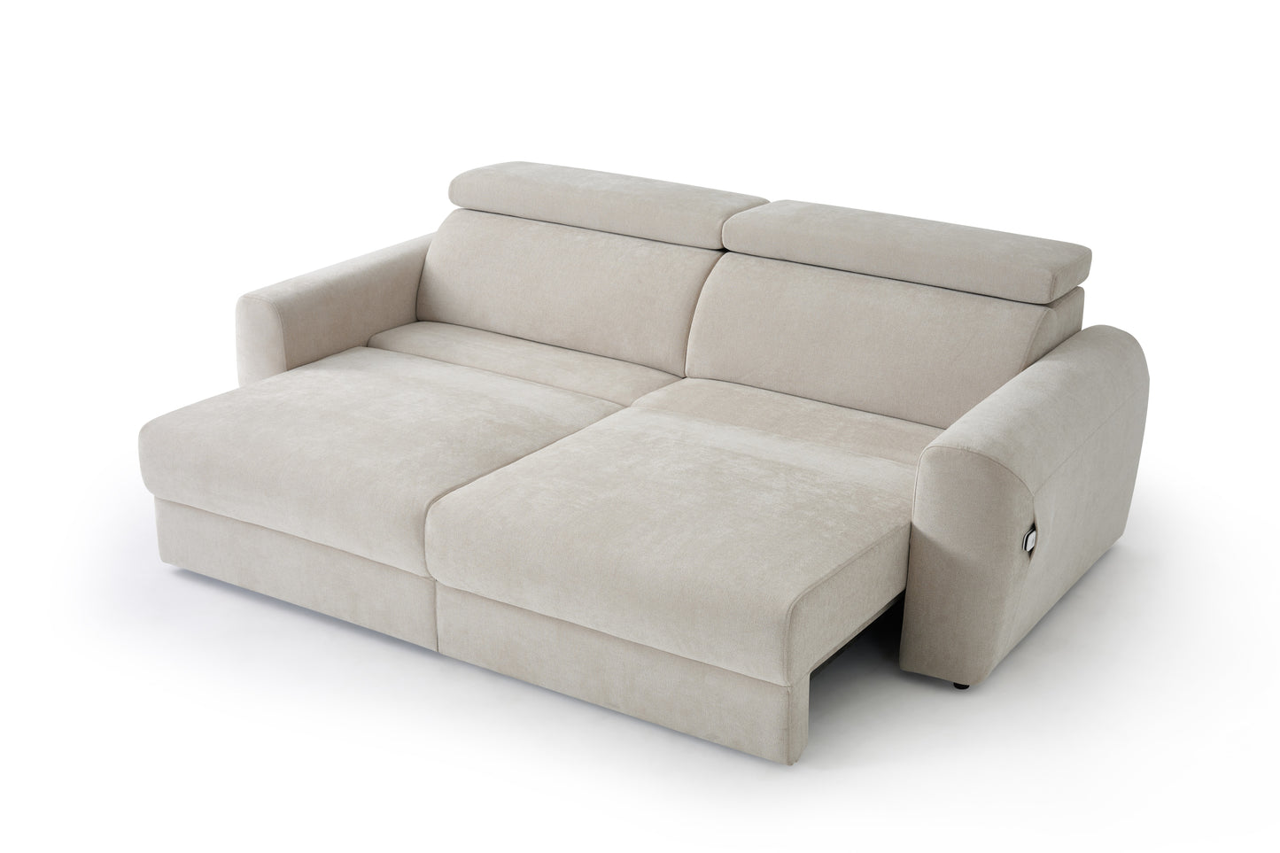 The Verano Sofa | Beige 3 Seater Electric Sofabed