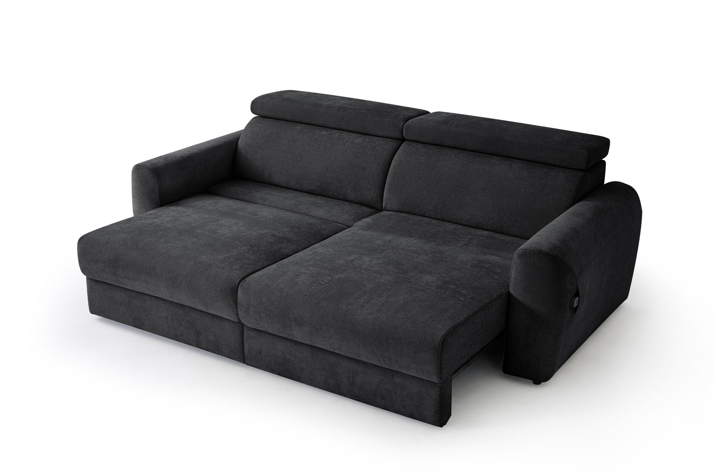The Verano Sofa | Black 3 Seater Electric Sofabed