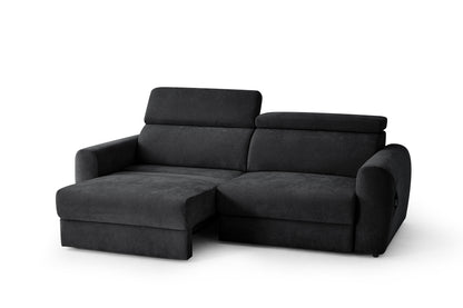 The Verano Sofa | Black 3 Seater Electric Sofabed