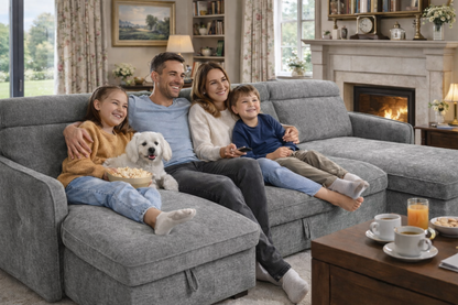The Alvero Collection | Matcha U Shape Corner Sofabed