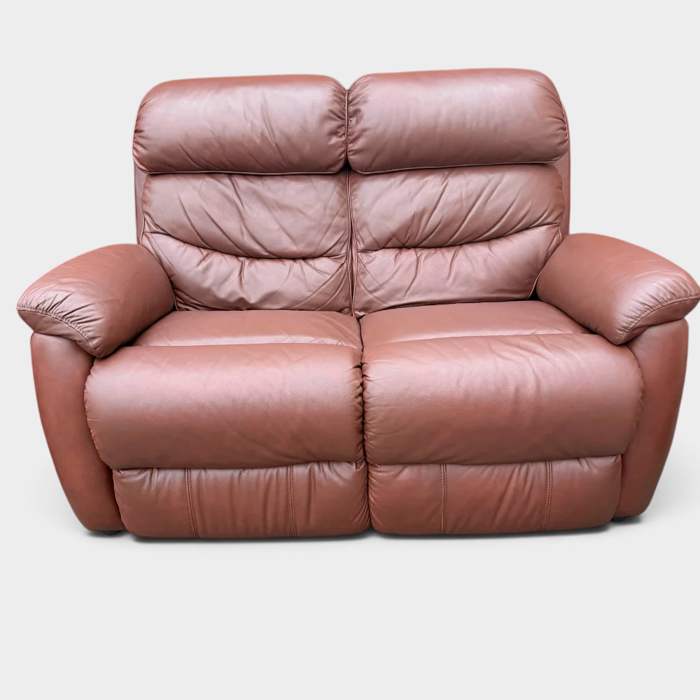 DFS High Back 3+2+1 Seater Sofa Set | Medium Brown Leather