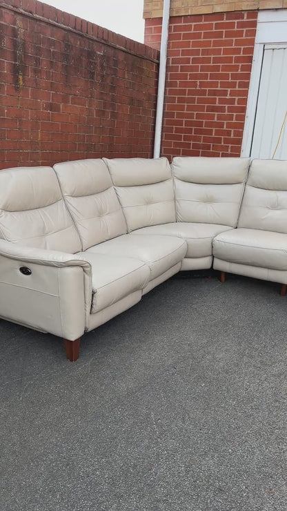 Sofology Estel Power Recliner Corner Sofa with USB - Excellent Condition